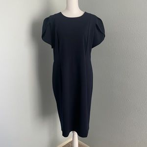 Calvin Klein navy blue short sleeve dress